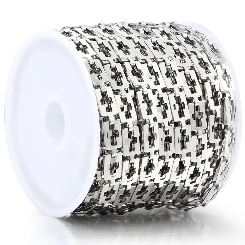 Цепочка с квадратными звеньями в стиле хип-хоп для мужчин и женщин | Украшения