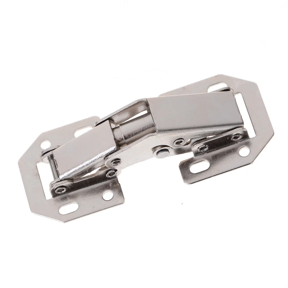 ZLinKJ 3 Inch No-Drilling Hole Cabinet Hinge Bridge Shaped Spring Frog Full Overlay Cupboard Door Hinges | Обустройство дома