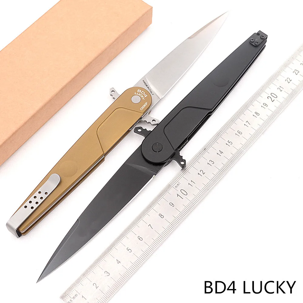 Прямая поставка BD4 Lucky N690 лезвие алюминиевая ручка для мытья Карманный Походный