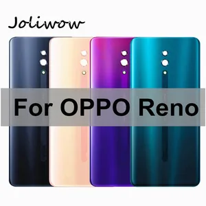 6 4 inch for oppo reno back housing back cover glass battery door case replacement parts for oppo reno battery cover free global shipping