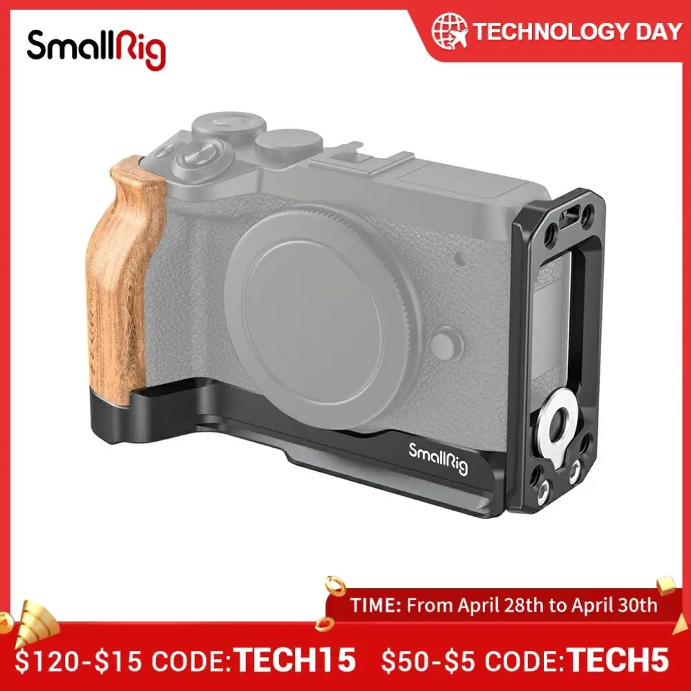 L-образный кронштейн SmallRig для камеры Canon EOS M6 Mark II L с пластиной в стиле Arca быстрого