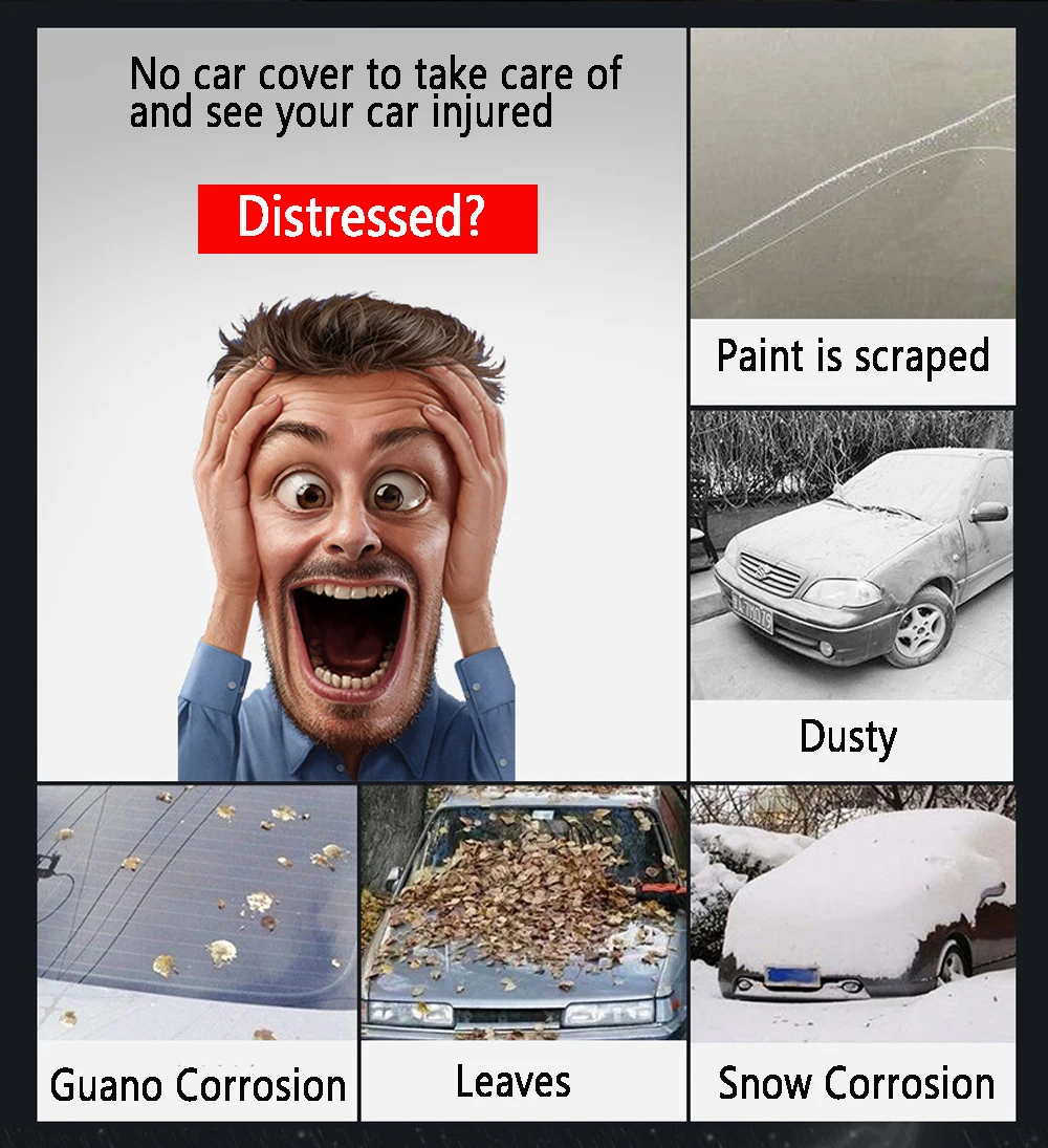 Универсальные автомобильные Чехлы 190T для защиты от солнца снега дождя пыли