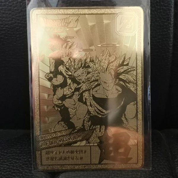 Dragon Ball супер ультра инстинкт Гоку джирен экшн-игрушка фигурки BANDAI Памятное издание игры флэш-карты коллекция карт - Цвет: CHAOSAN