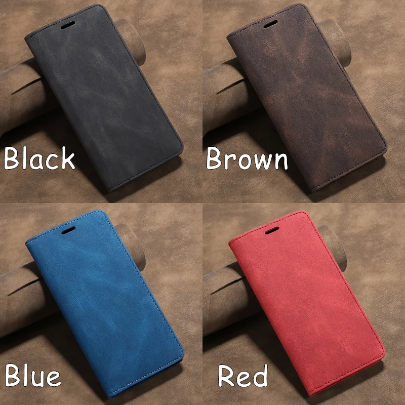 Кожаный чехол-книжка для Motorola MOTO G Stylus Pro G7 G8 G10 Power Lite 5G G4 G5 G5S G6 Plus G9 Play 2021 G20 G30 G50 G100