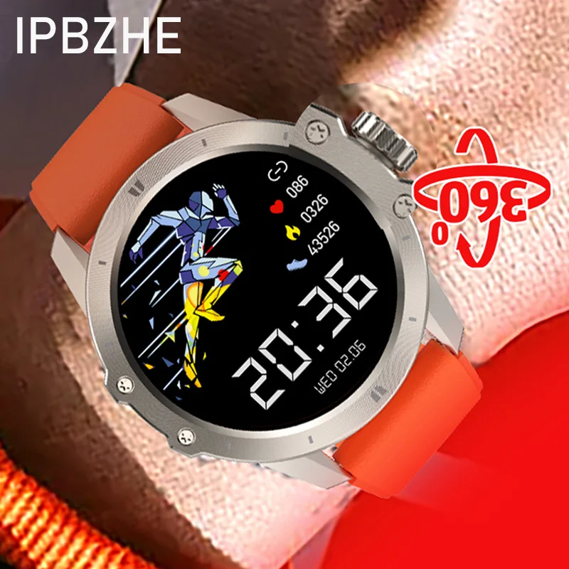 

IPBZHE GPS Running Smart Watch Men Heart Rate Blood Oxygen Sports Smartwatch Waterproof Weather Smart Watch Women BlueTooth Call