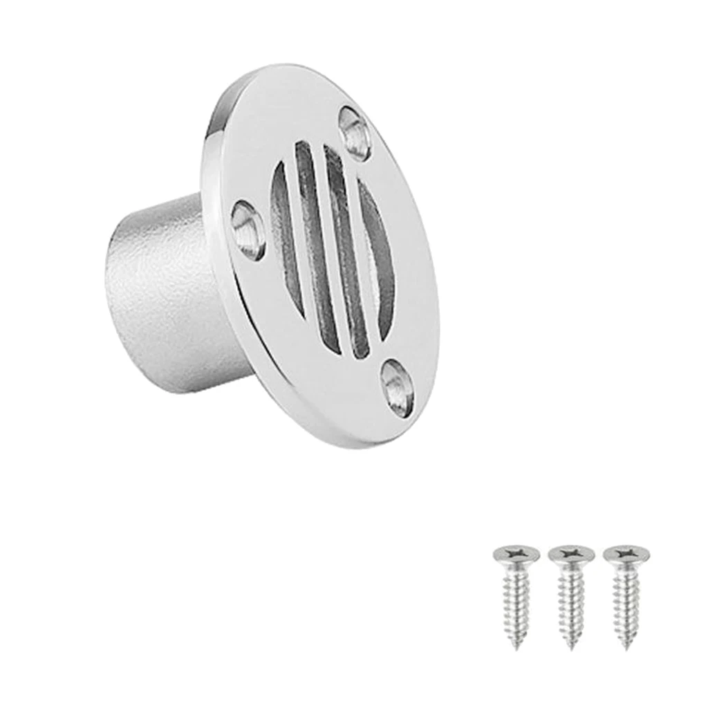 

Deck Floor Drain with Screw Stainless Steel Boat Yacht Plumbing Fittings 7/8''