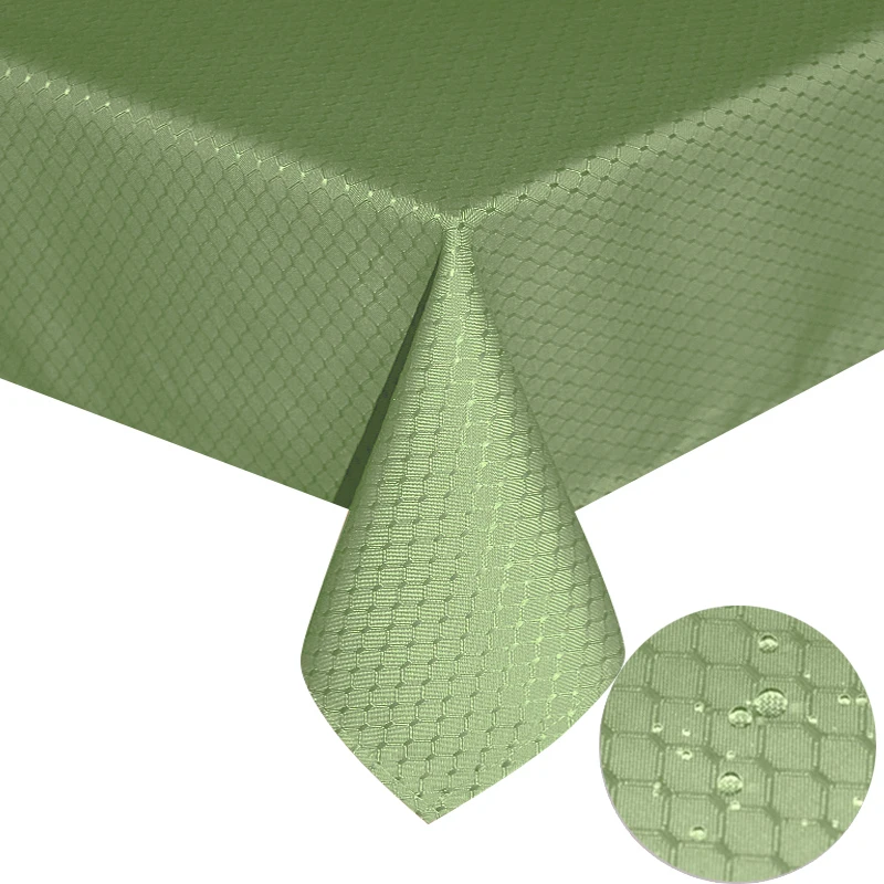 Тканая зеленая скатерть домашняя для стола отеля офиса свадьбы|table cloth|table covertoalha de