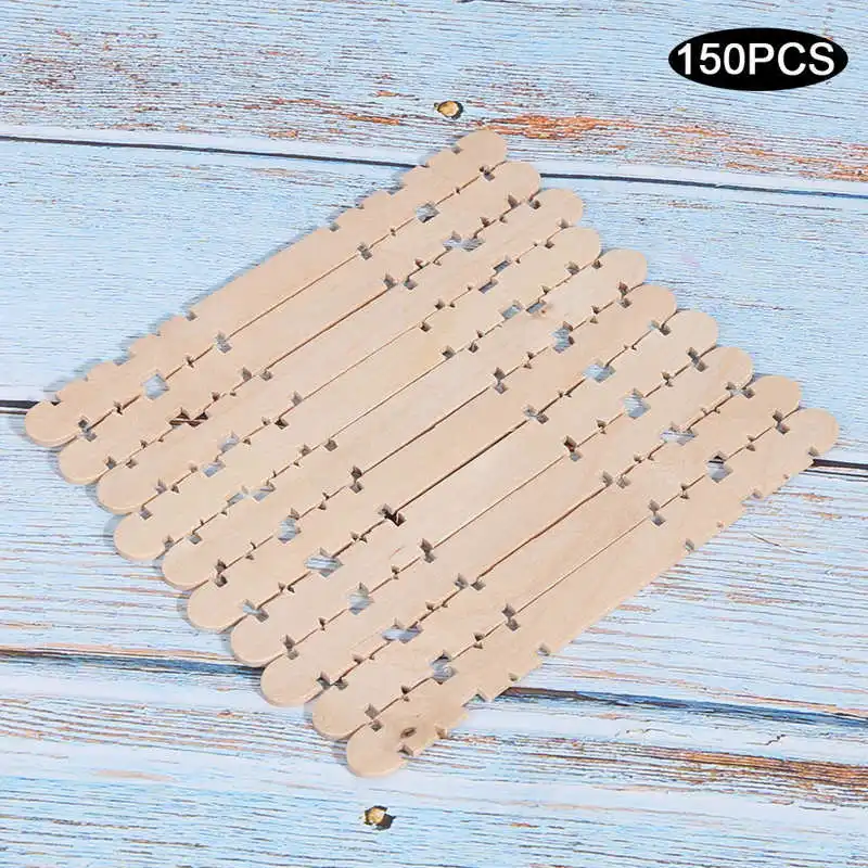 Палочки для мороженого палочки ручной работы деревянные картины домашнего