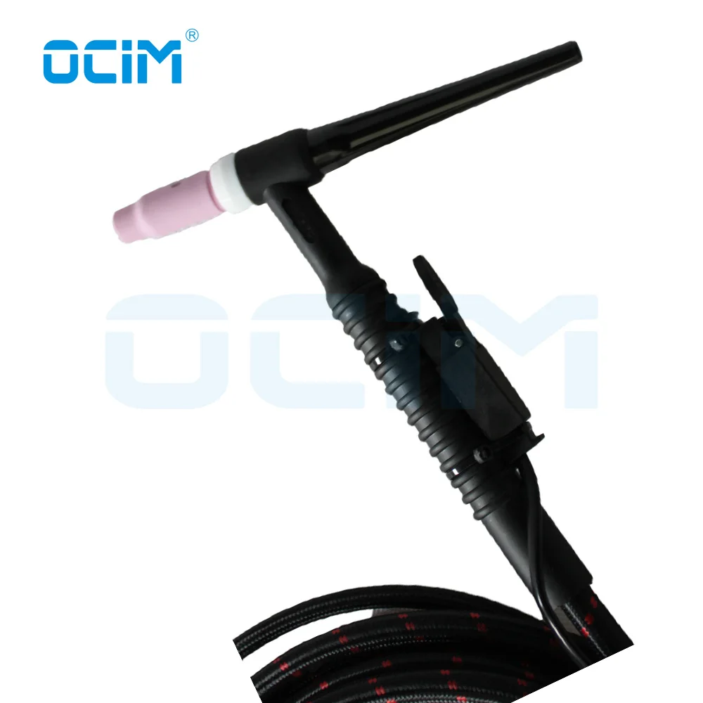 

WP - 17F - 1 Air Cooled TIG Welding Torch with Cable and Gas Whole