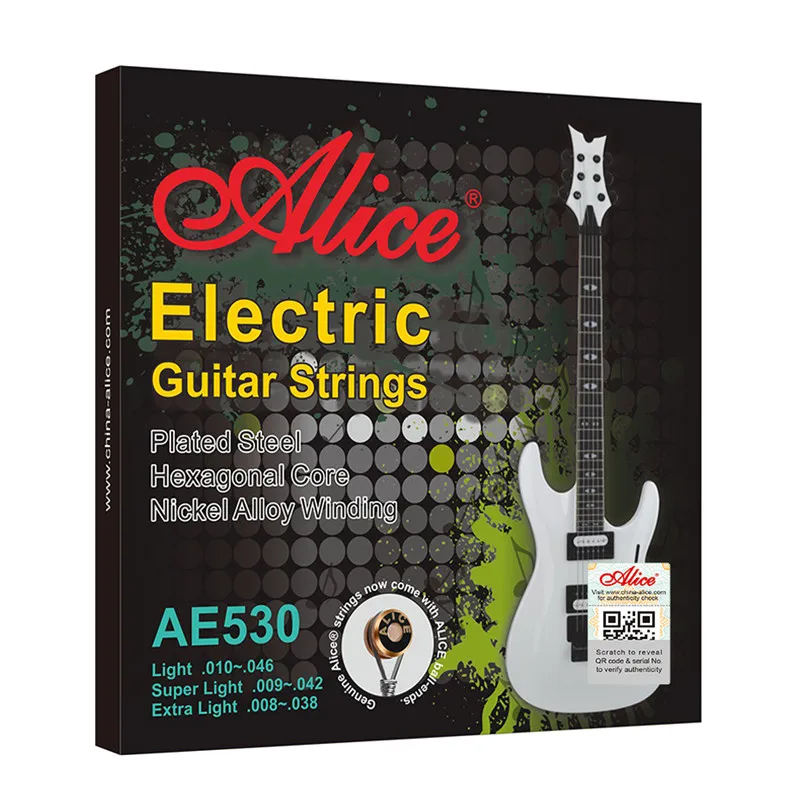 

A set of AE530 1-6th/Set electric guitar strings guitar parts accessories