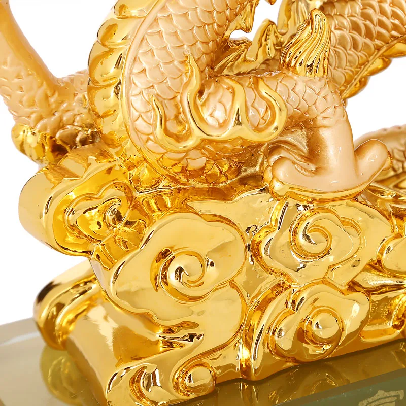 Фэн-шуй украшения IF THE GOOD FORTUNE SHUILONG Легкое покрытие жемчужные поделки украшение