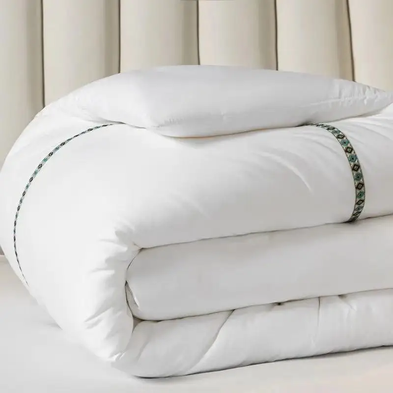 

5 Color Home Textile Bedding Adult Bed White Duvet King Queen Size Quilt Hotel Home Bedding