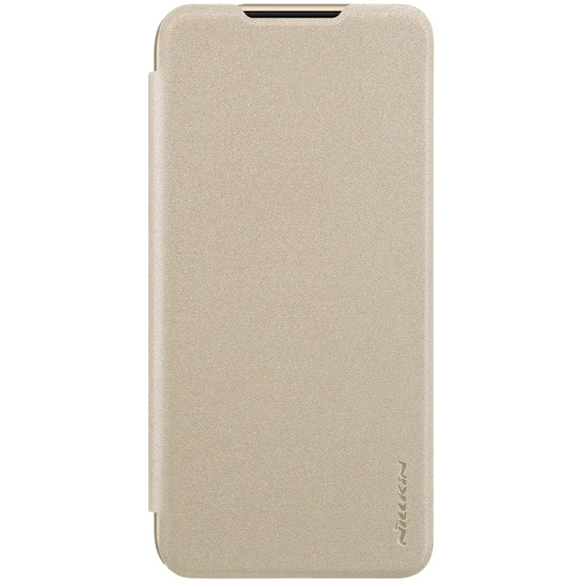 Для Xiaomi Redmi 7 5 6 6A флип-кейс NILLKIN Sparkle Luxuly супер тонкий флип-чехол из искусственной кожи чехол для Xiaomi Redmi Y3 телефон Сумки - Цвет: Gold