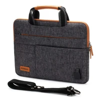 multi functional laptop sleeve business briefcase messenger bag with usb charging port for 11 13 14 15 6 17 3 inch laptop bag