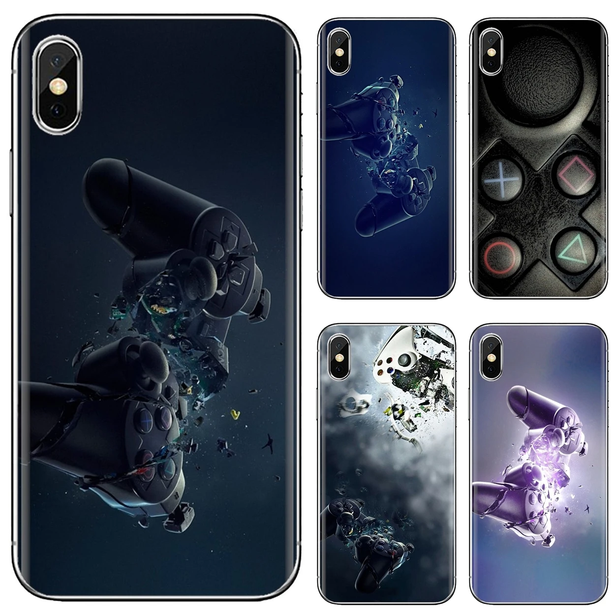 Крутой силиконовый чехол для телефона Playstation Gamepad Crash iPhone 11 Pro 4 4S 5 5S SE 5C 6 6S 7 8X10 XR XS Plus