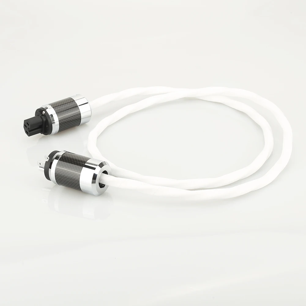 Высококачественный посеребренный кабель питания США с родиевым покрытием из