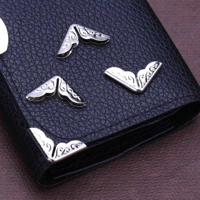 100 шт. 15 20 мм металлический флаг наконечники воротник угол сделай сам Browband