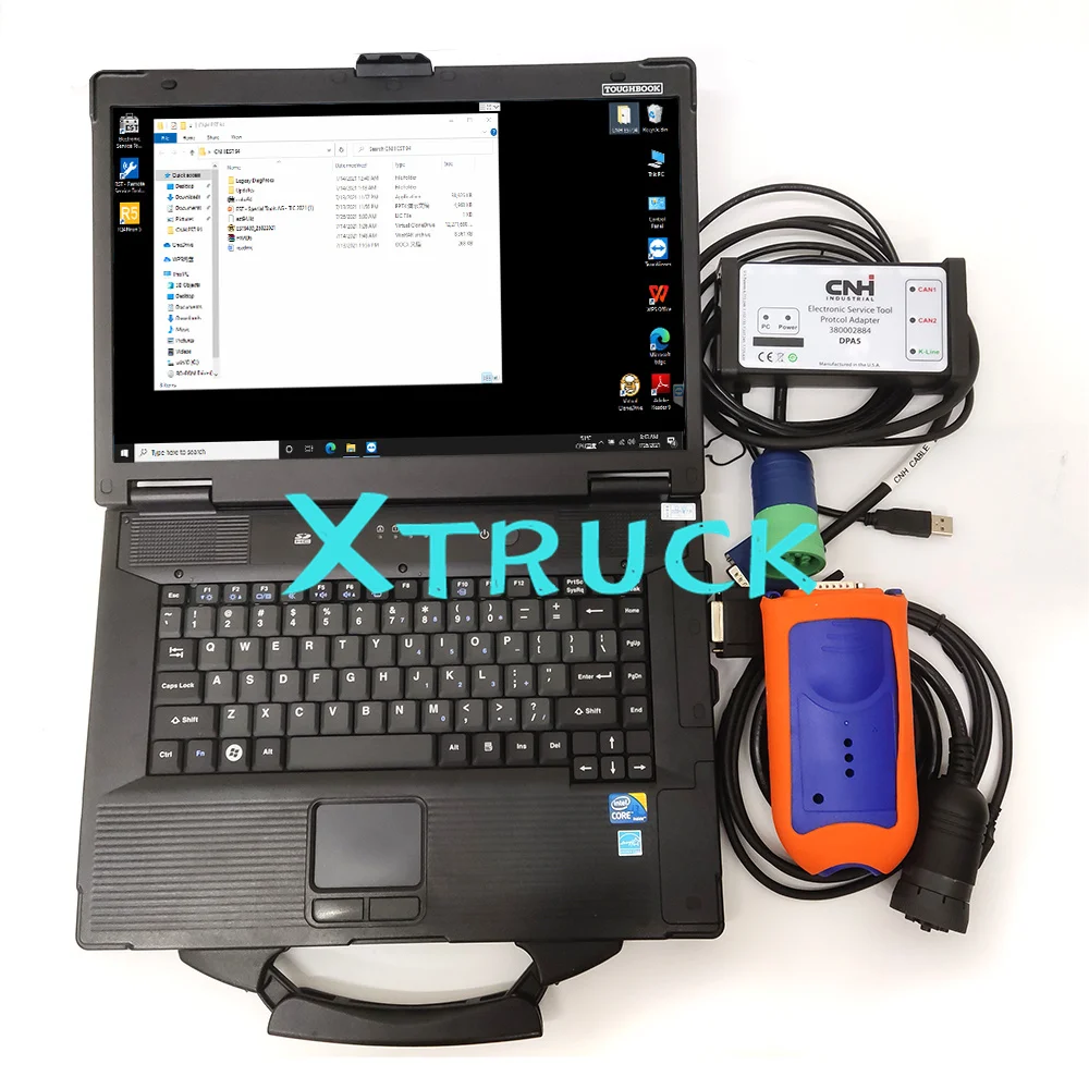 

CNH EST Electronic Service Tool new holland CASE DPA5+JD Service EDL V2 Advisor diagnostic tool AG CF+Thoughbook CF52 laptop