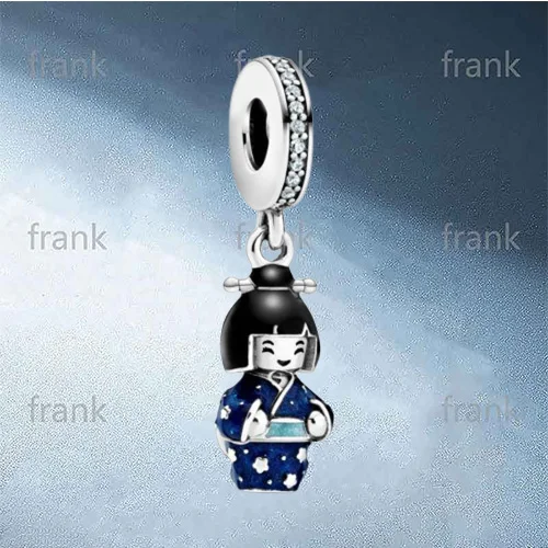 

New Fashion Cute Kawaii Japanese Doll Animation Silver Pendant 798595C01