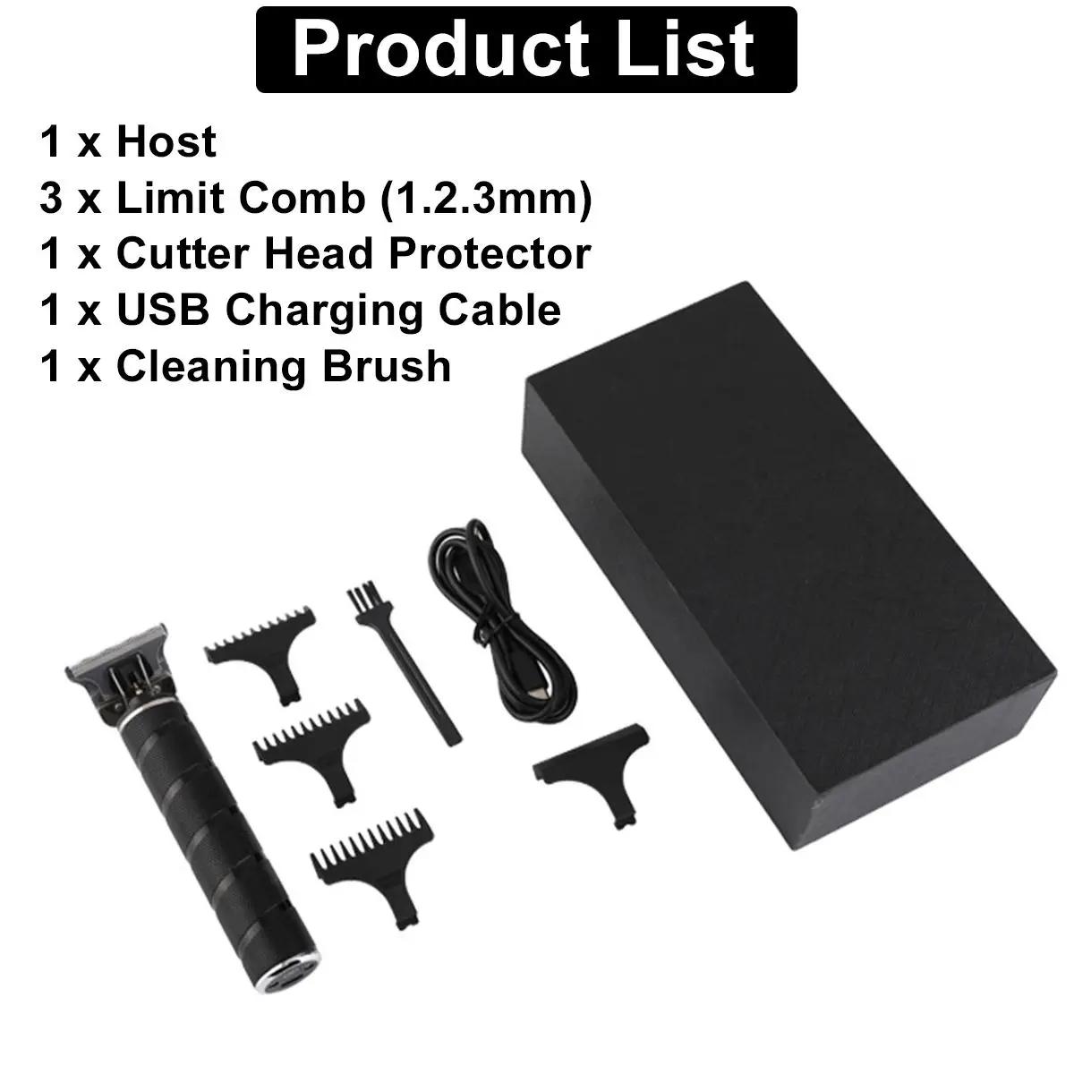 

Professional Hair Clipper Beard Trimmer For Men Barber 0 mm Baldhead Clippers Hair Cutting Machine Hair Cut T blade trimmer