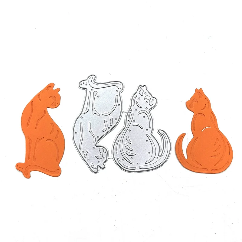 

Julyarts Cats Scrapbook Metal Dies For Card Making New For 2020 Scrapbook Paper Craft Knife Mould Blade Punch Stencils Dies