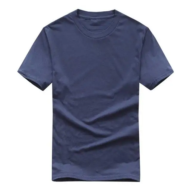 Navy blue Новая Однотонная футболка мужские черно-белые футболки из хлопка летний скейтборд футболка для мальчика скейт Топы европейский размер - Цвет: Navy blue