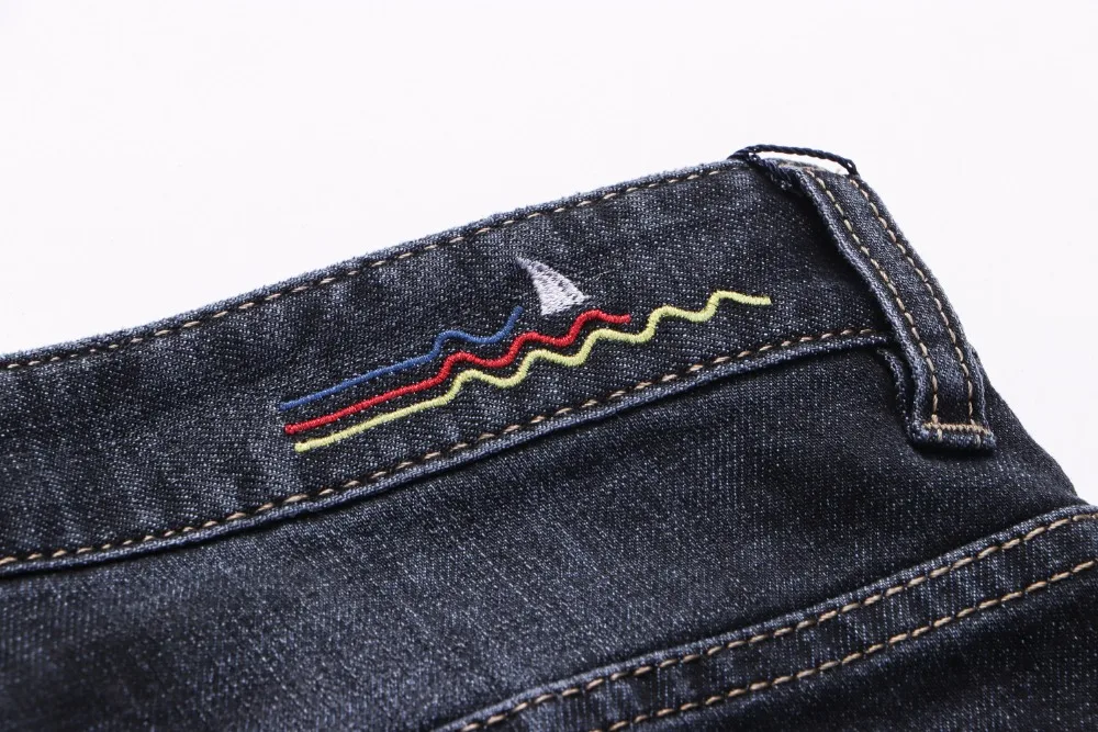 

Billionaire Tace&shark man mens Jeans brand cotton Straight winter clothes Smart Casual mid loose heavyweight