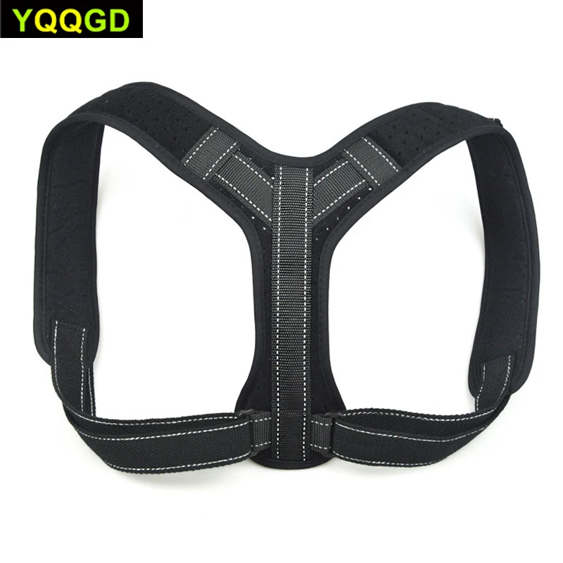 Регулируемый Корректор осанки светоотражающая полоска сзади коррекция через