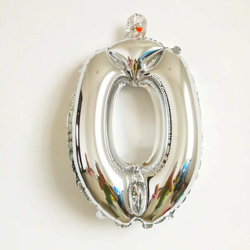 1 шт. 16 дюймов золотые серебристые с цифрами фольгированные шары украшения для