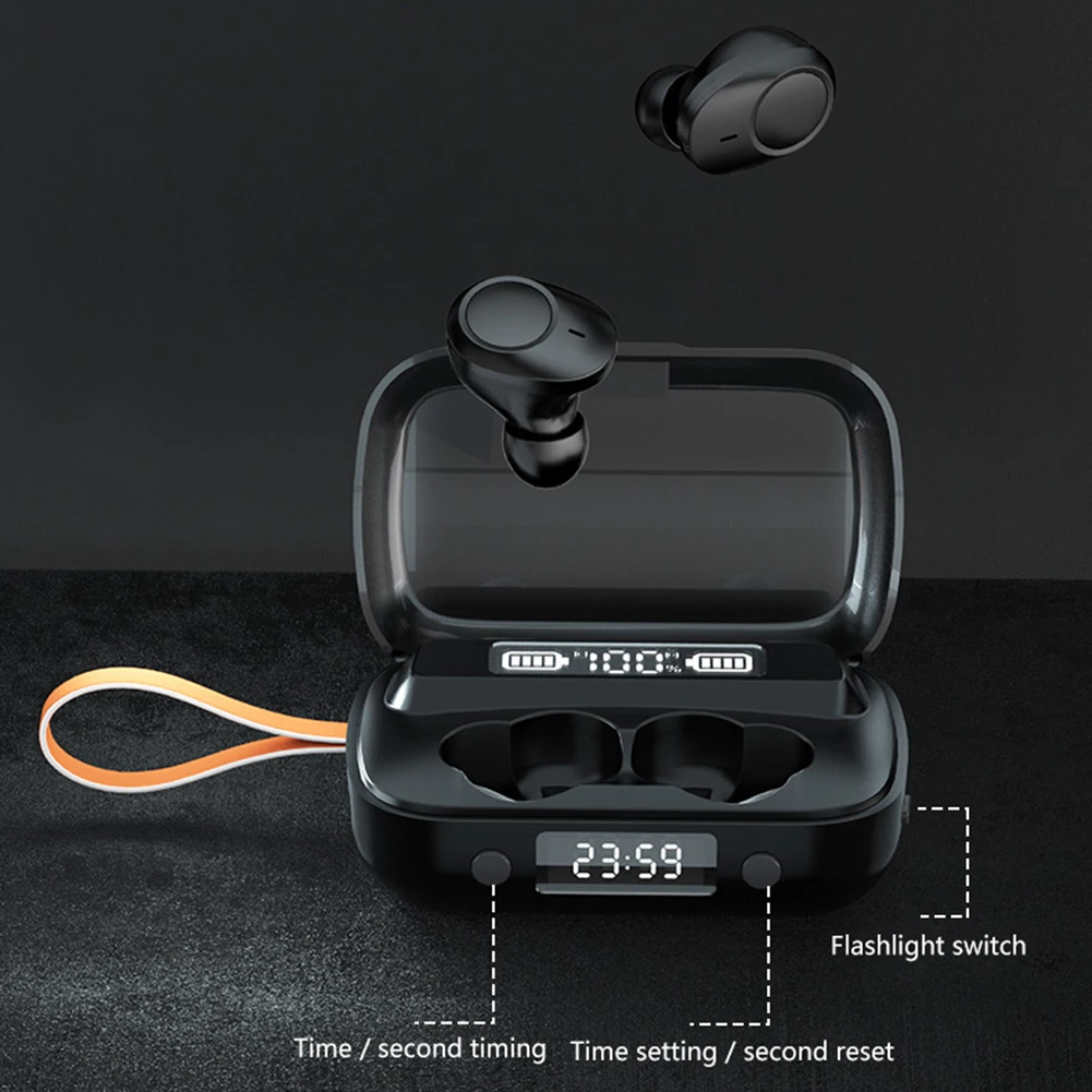 Bluetooth V5.1 наушники Беспроводные Наушники Гарнитура Спортивные водонепроницаемые