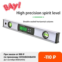 digital protractor angle finder electronic level 360 degree inclinometer with magnets level angle slope tester ruler 400mm