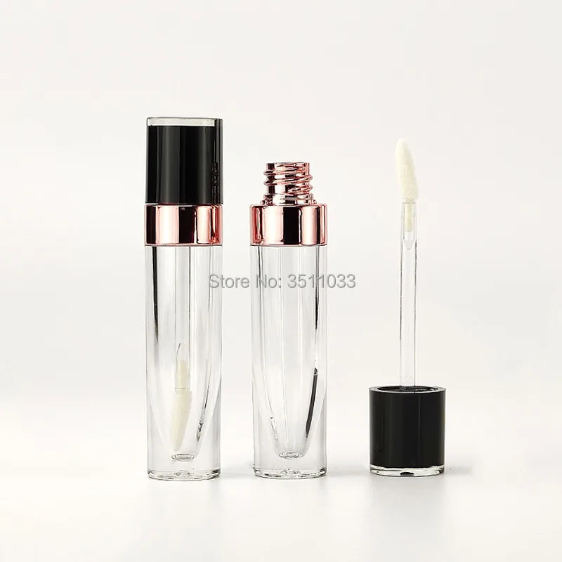 Новый прозрачный Круглый Тюбик для блеска губ 6 мл пустые пластиковые тюбики