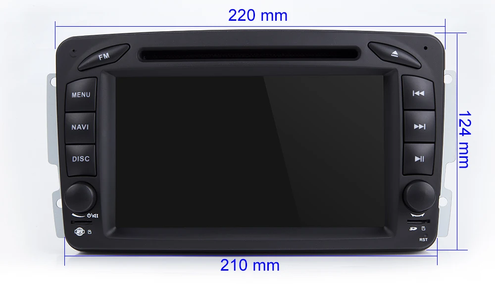 DSP ips 64G Автомобильный DVD стерео Мультимедиа Радио Android 10 для Mercedes/Benz/CLK/W209/W203/W208/W463/Vaneo/Viano/Vito