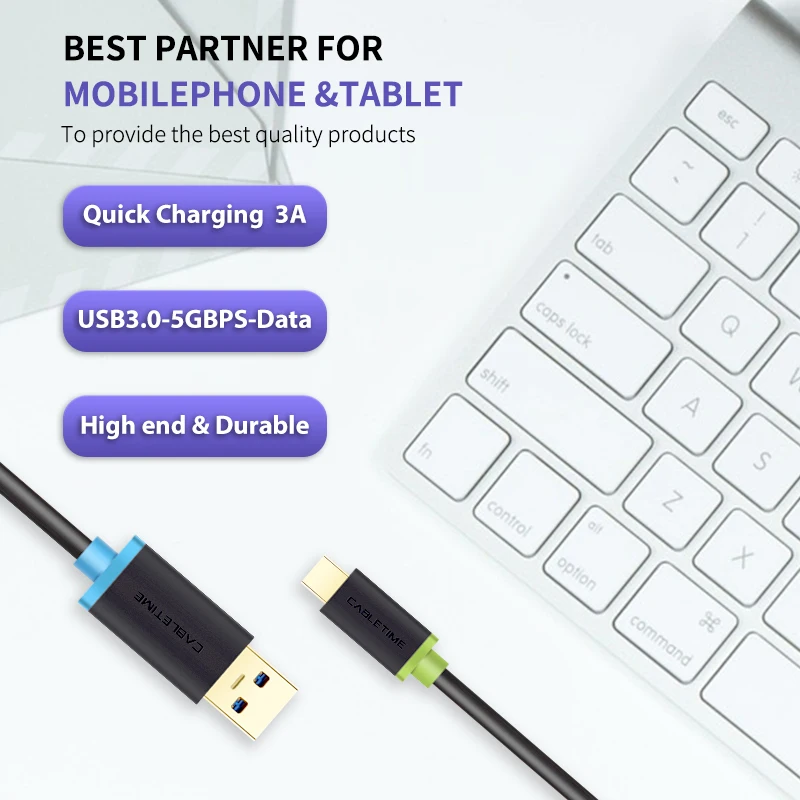 Кабель usb type-C USB 3,0 type-C 3,1 кабель для быстрой зарядки и синхронизации данных 3A для samsung Galaxy S9 Note 8 9 huawei ноутбука N039