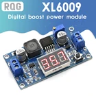 DC-DC XL6009 цифровой Повышающий Модуль питания регулируемый 4,5-32 В до 5-52 в повышающий регулятор напряжения светодиодный ным вольтметром