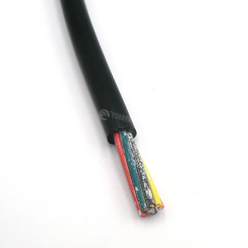 2464 провод оболочка 2 ядра 28 26 24 22 20 18 16AWG через экструдирование производства ПВХ
