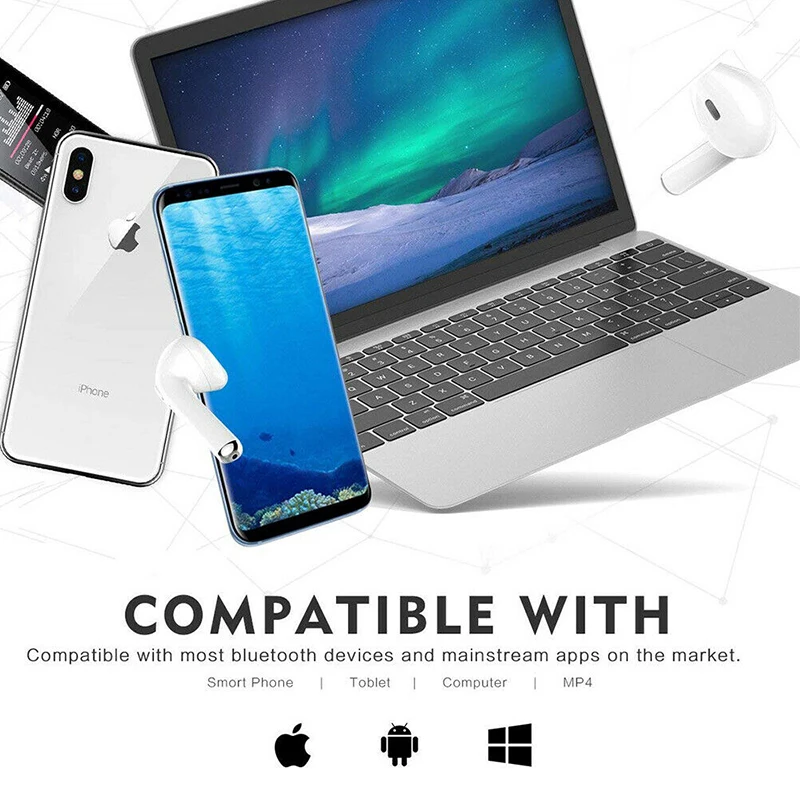 I7s TWS Bluetooth 5 0 наушники стерео гарнитура с зарядным устройством беспроводные