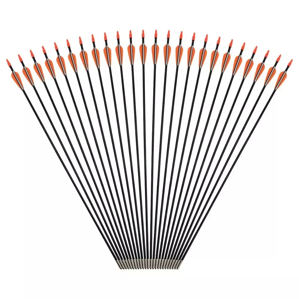 31 5 Дюймов стрельба из лука охота стекловолокна стрелка позвоночника 700 Диаметр 7