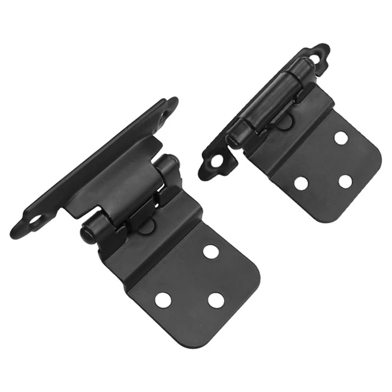 

Automatic Closing Cabinet Hinges, Built-in Cabinet Hinges, 30 Packs of Matte Black Multi-Fold Hinges