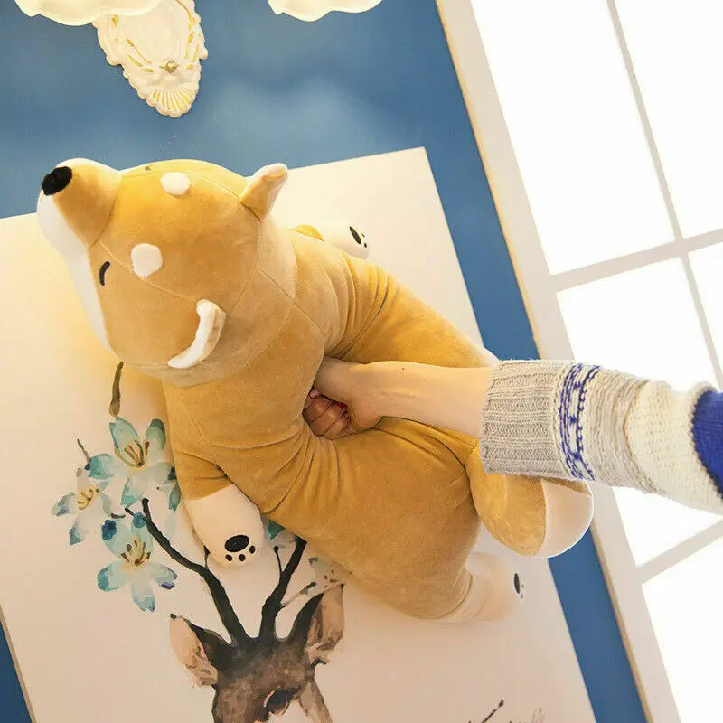 Cute Fat Shiba Inu Corgi Doll Pillow Baby Cartoon Dog Plush Toy Stuffed Gift Animals | Игрушки и хобби
