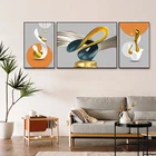 Европейская Абстрактная живопись геометрические фигуры комната семейное Украшение стен Холст Живопись Искусство Живопись бытовые товары