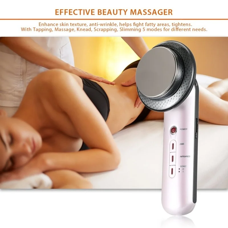 

Ultrasound Cavitation Body Slimming Massager Weight Loss Anti-Cellulite Fat Burner Galvanic Infrared Therapy Beauty Care Tool
