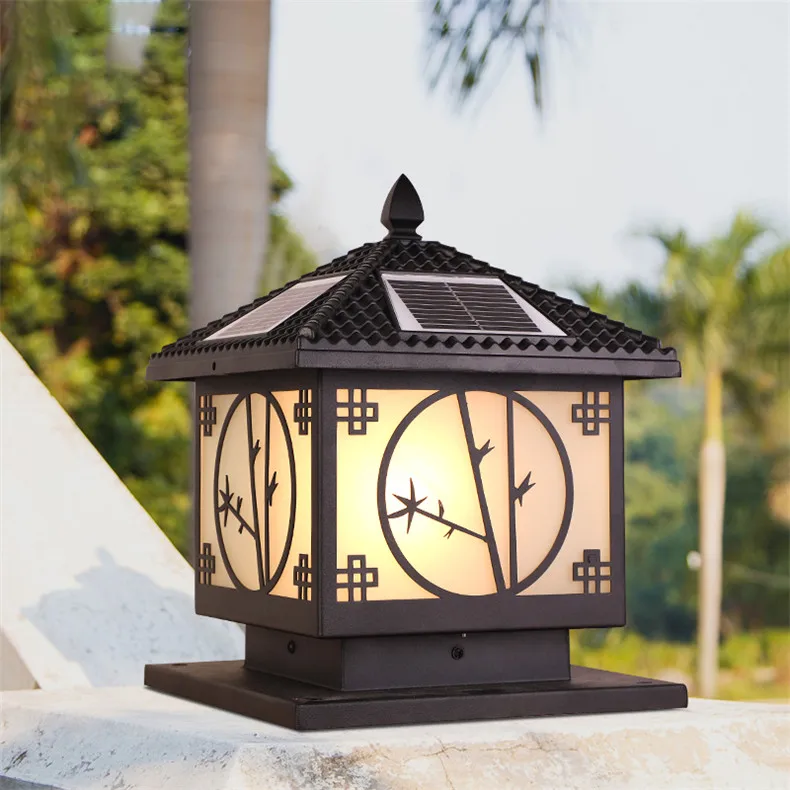 

OUFULA Solar Outdoor Wall Lamps Fixture Waterproof ContemporaryÂ Courtyard Decorative For Corridor VillaÂ Duplex