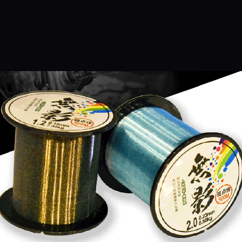 

YINGTOUMAN 500M Nylon Braided Fishing Line Multifilament Fishing Line Super strong for Carp Fishing Wire