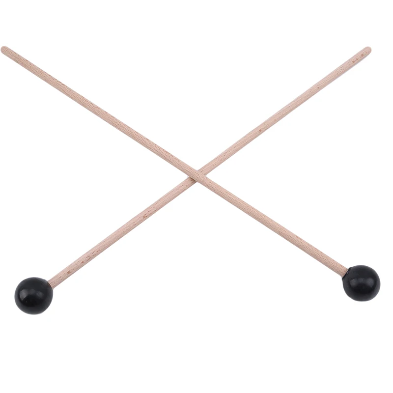 1 пара мягких деревянных стержней Precussion Mallets барабанные палочки Timpani дубовая