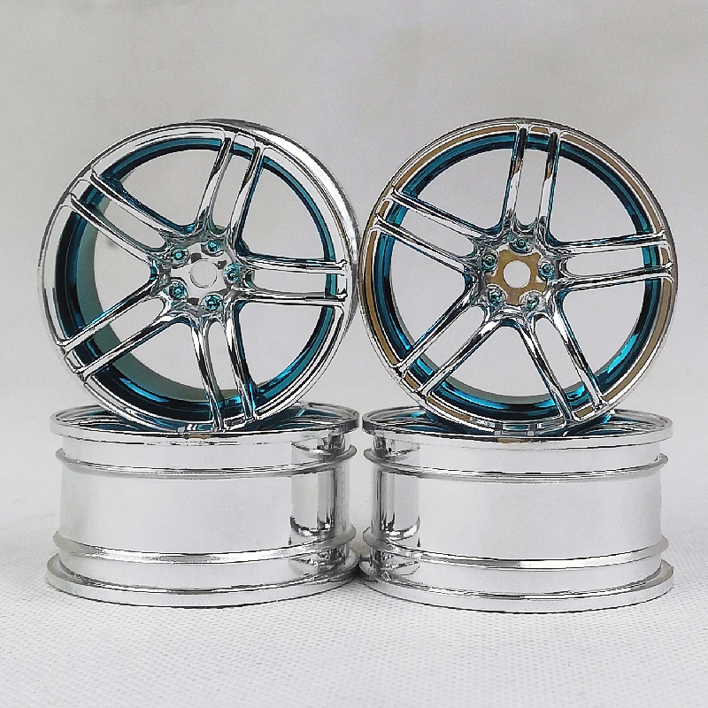 

4pcs 3/6/9mm Offset RC Car 1/10 Scale Plastic Wheels Rims Drift On road Touring Model Hobby