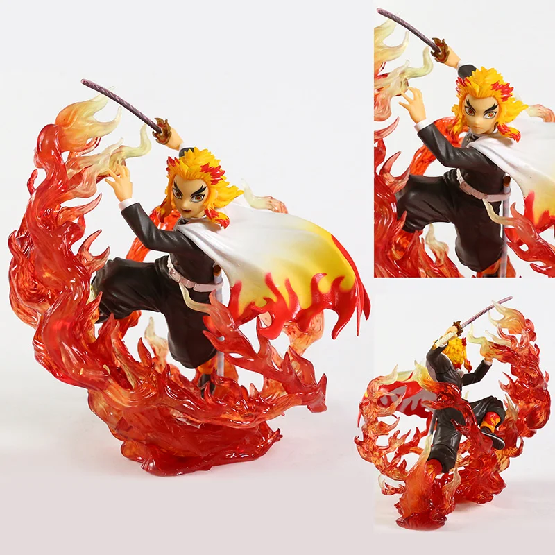 

Demon Slayer Rengoku Kyoujurou / Kamado Tanjirou Battle Ver PVC Figure Model Toy Colletible Statue