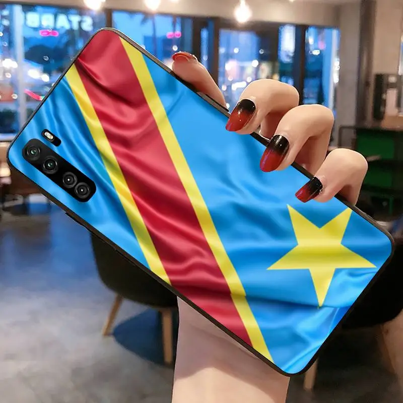 

Congo Flag Phone Case for Huawei P20 P30 P40 lite E Pro Mate 30 20 Pro P Smart 2020 P10