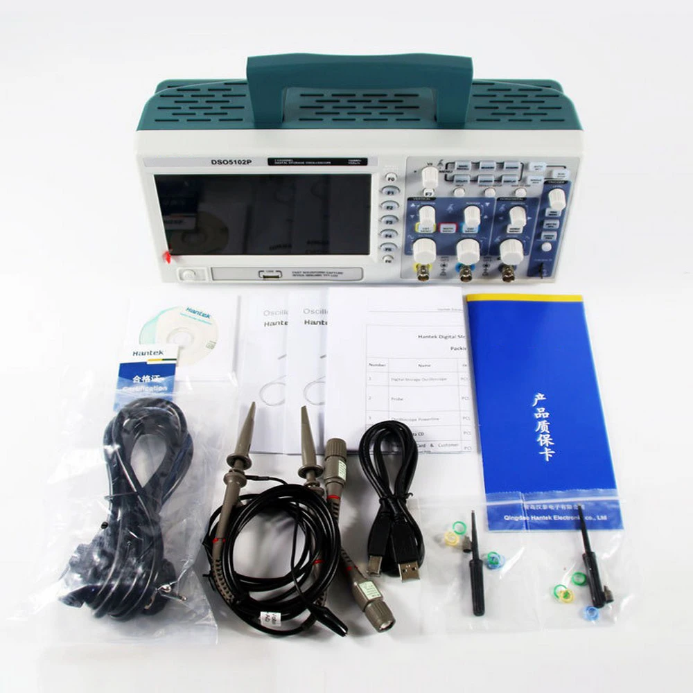 DSO5102P USB цифровой осциллограф 2 канала 100 МГц 1GSa/s|Осциллографы| |