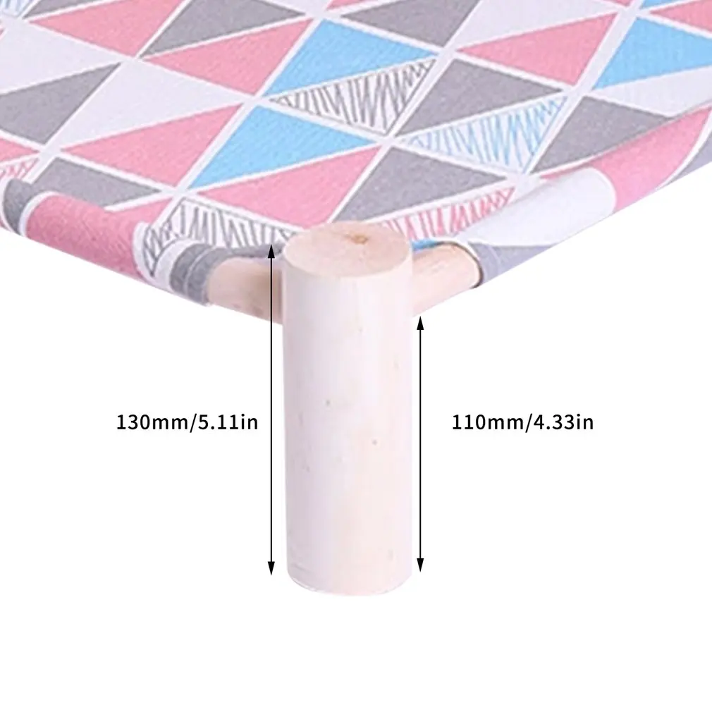

Pet Cat Bed House Cat Hammocks Bed Wood Canvas Cat Lounge Bed for Small Rabbit Cats Dogs Durable Canvas Pet House Supplies